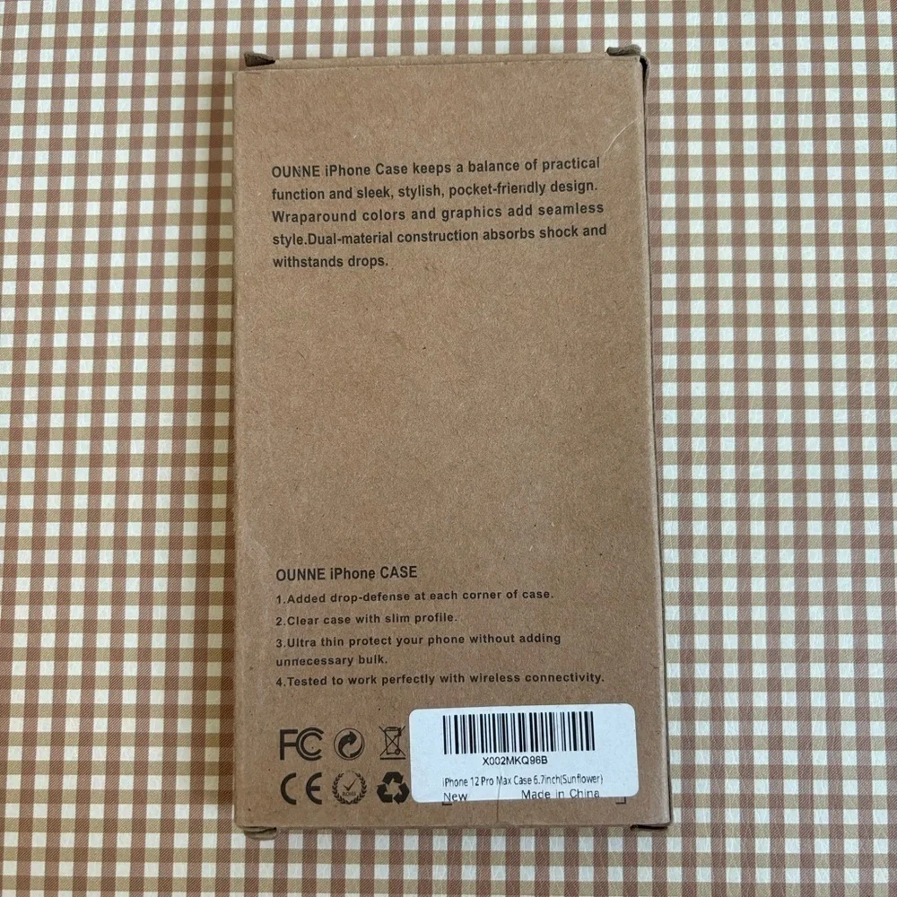 OUNNE iPhone 12 Pro Max Case 6.7inch(Sunflower). NEW‎